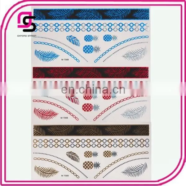 New Tattoo Sticker Colorful Laser Tattoo Sticker Designs 3 Colors Available photo-6