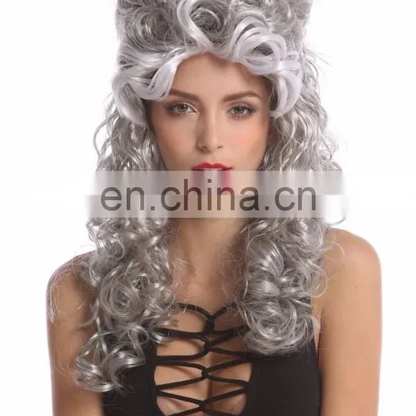 Carnival Barock Grey Party Wigs P-W236 photo-4