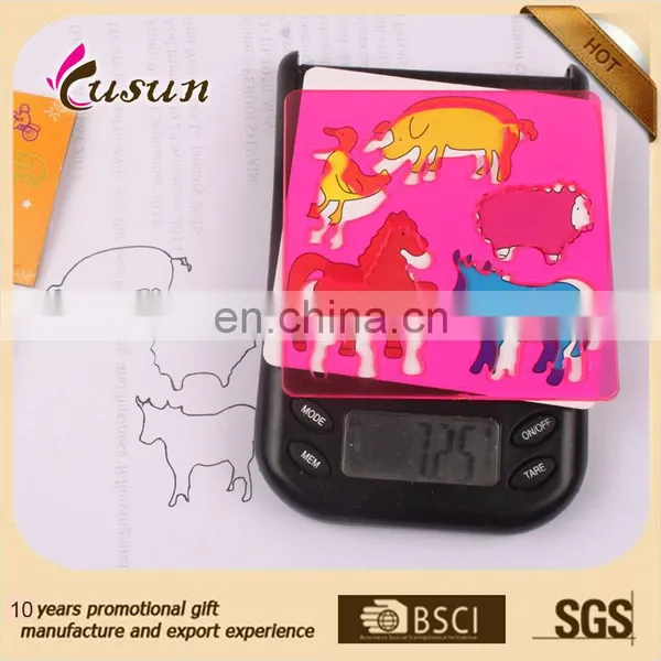Funny and Plastic Novetly Promotion Cartoon Animal Stencil Ruler for Kids photo-6