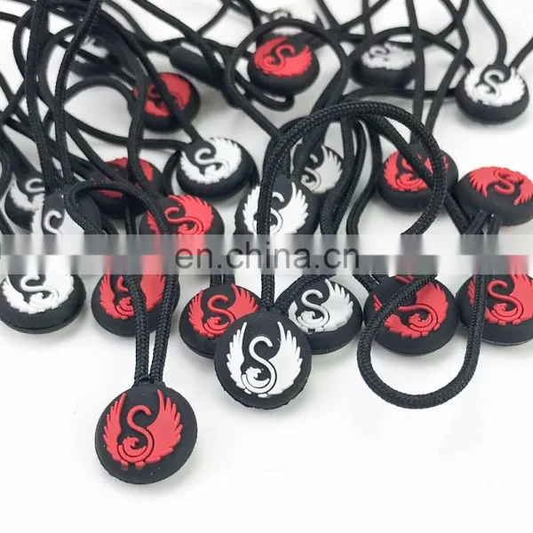 Zipper Pull Tabs PVC/Rubber Zipper Pull Charms for Handbags photo-3