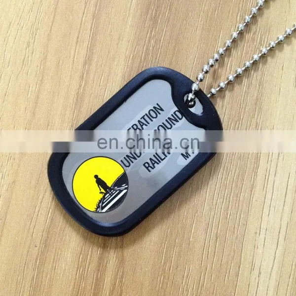 Wholesale Price Blank Aluminum Dog Tag With Ball Chain photo-4