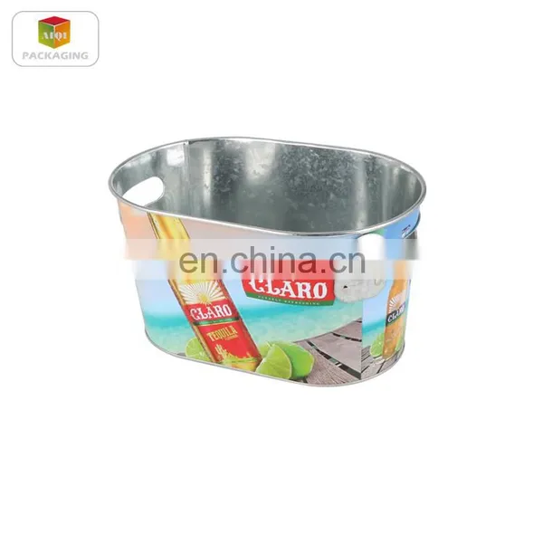 Galvanized Tin Bucket ,Zinc Bucket,Beer Metal Ice Bucket