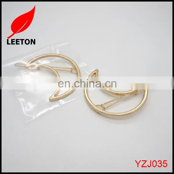 Factory Supply Popular Fashion Metal Moon Hair Clip for Girls photo-5