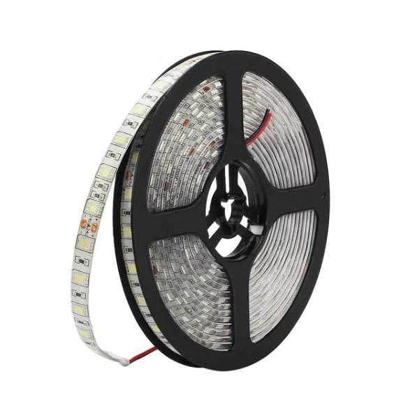 DC24V LED Strip 5050 60LEDs/m 5M/lot IP65 Waterproof LED Flexible Strip Light 5050 RGB White,warm White, LED Tape