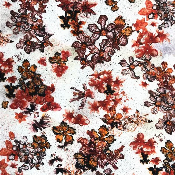 Hot Selling New Fashion Custom Textile Digital Printing Soy Silk Fabric