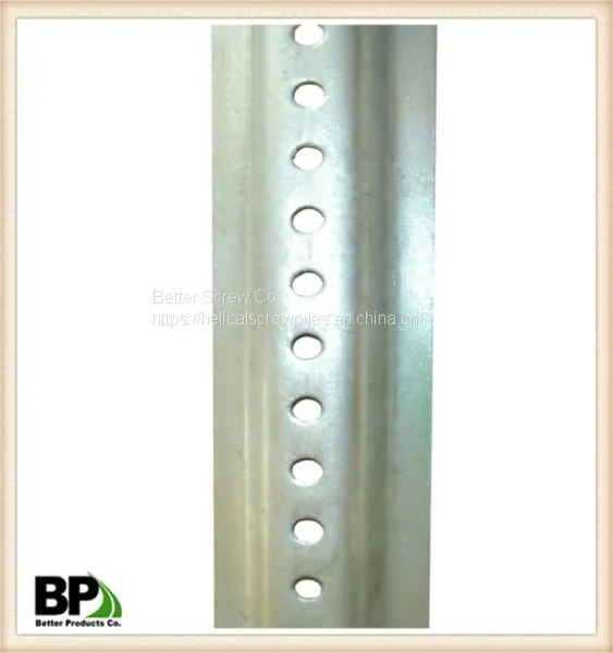 Steel U-Channel Sign Post 6'/ 8' Length Green photo-2