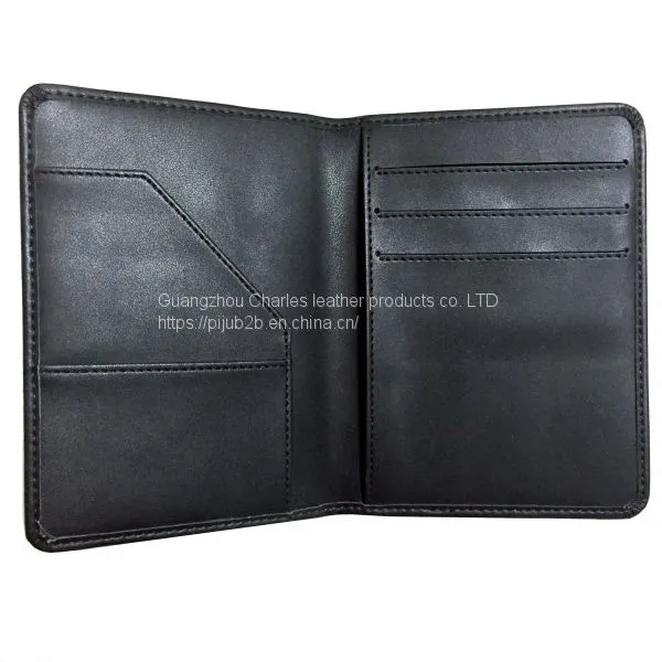 Manufacturers Custom 2019 New Open PU Leather Card ID Package Multi-function Simple Ticket Holder Passport Package photo-5
