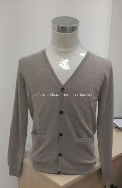 Men's 100% Cashmere Sweater Cardigan
