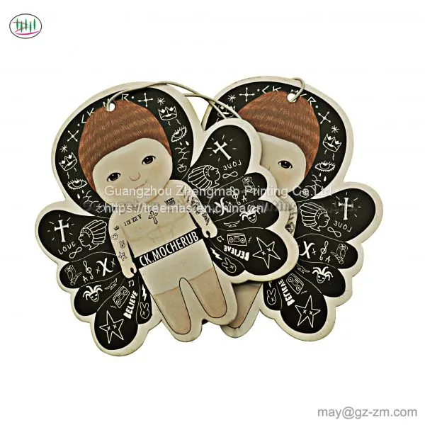 Custom Promotional Gifts Eco- Friendly Decoration Hanging Paper Car Air Freshener for Refresh and Fragrant Air photo-3