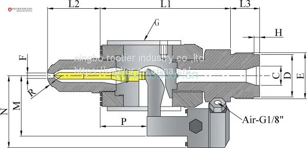 Needle and Piston Type Pneumatic Shut-off Nozzle photo-3