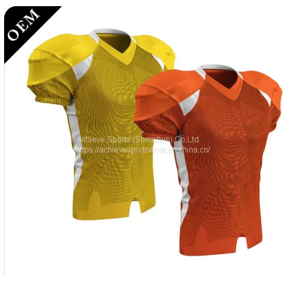 Cheap Wholesale Sublimation Custom Blank American Football Jerseys photo-3