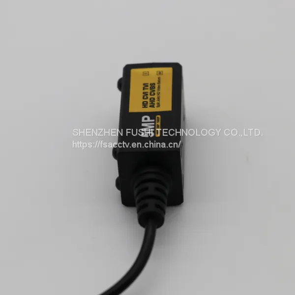 FSATECH Hot Sale Transformer CCTV BNC to IP Converter Passive HD CVI 5MP Antenna BNC to RJ45 CCTV Video Balun photo-5