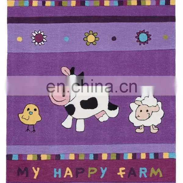Kids Home Designs Bedroom Decorating Cartoon Design Shaggy Carpet photo-6