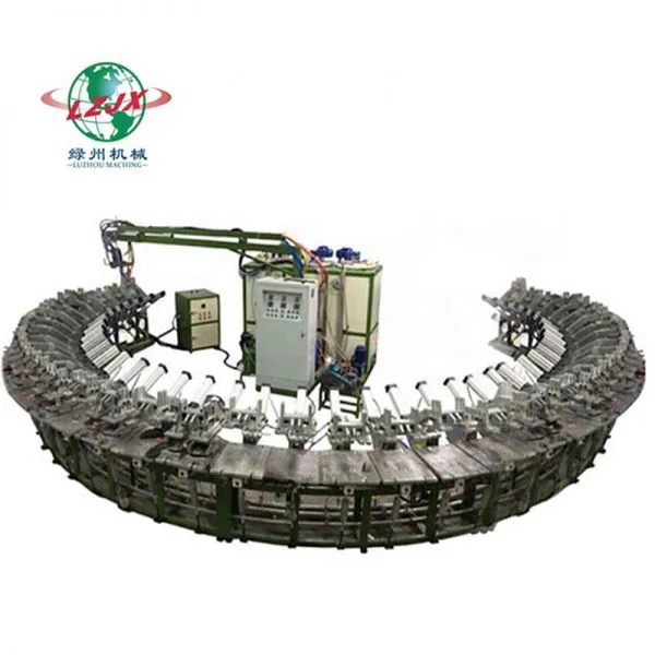 Full Automatic pu Shoe Sole Making Machine Footwear Pouring Production Line pu Sport Shoe and Safety Shoe Molding Machine photo-3