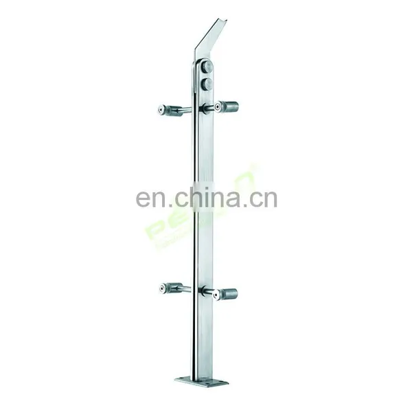 New Design Balcony Stainless Steel Railing Post Glass Balustrade Fittings Supplier In China photo-2