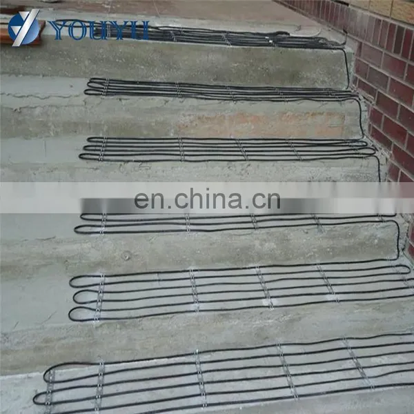 Double Conductor Heating Cable Black Snow Melting Wire Walkway Snow Melting Mat photo-5