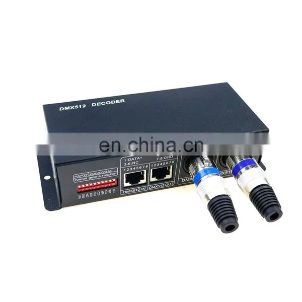 3-х канальный декодер DMX 512 DC12V - 24V, контроллер LED для RGB ленточных светильников