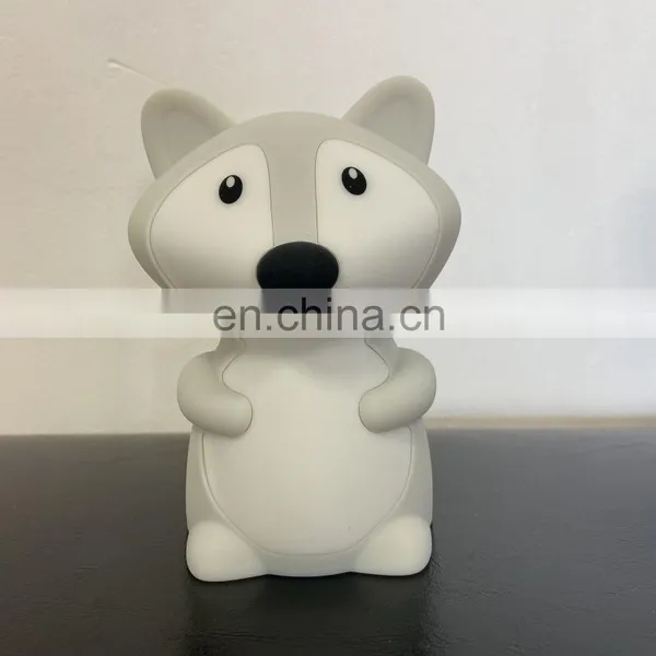 Premium 7 Colors Animal Night Light Silicone Soft Baby Nursery Lamp for Kids Toy photo-4