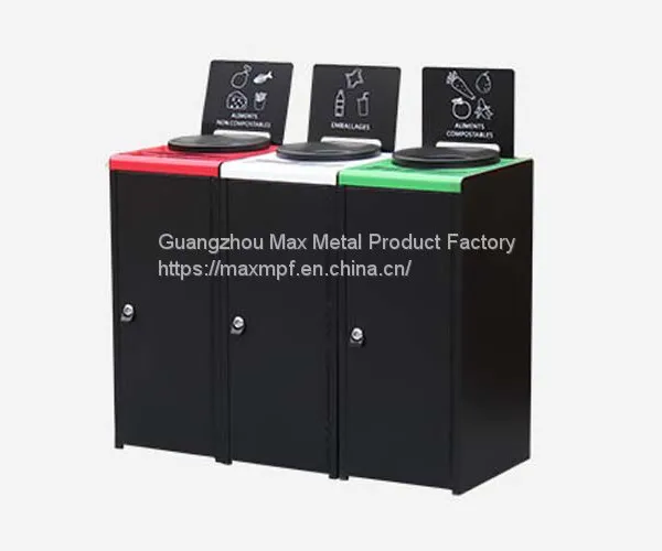Stainless Steel Outdoor Waste Bin