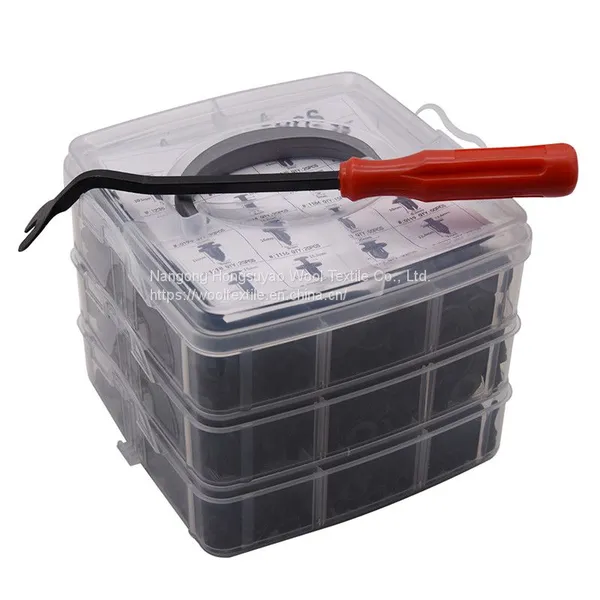 Black Corrosion-resistant Plastic Fasteners for Trunk Bumper Fastening Tools photo-4