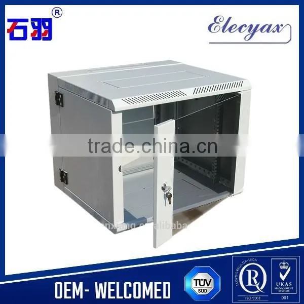 9U W600*D450mm/transparent Glass Door Network Server Rack/WCB09-645/wall Mount Locking Cabinet photo-4