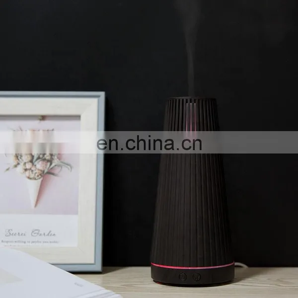 2021 Newest Electric Essential Oil Aroma Difuser Natural Wood Grain Ultrasonic Aroma Humidifier photo-3