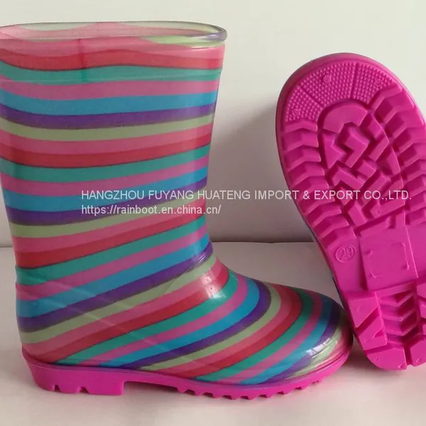 Cartoon Kid's Rain Boots,Colourful Child Boots,Children Transparent Rain Boot,Comfortable Kid Rain Boots,Cheap Children Boots photo-2