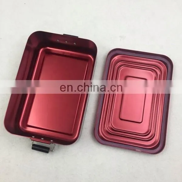 Leakproof Metal Aluminium Food Container With Lid photo-3