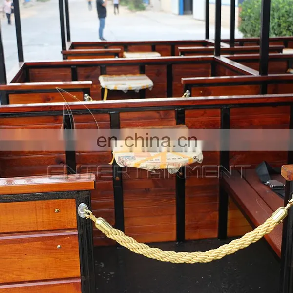 China Manufacturer Luxury Outdoor Railway Amusement Park Steam Train for Sale photo-3