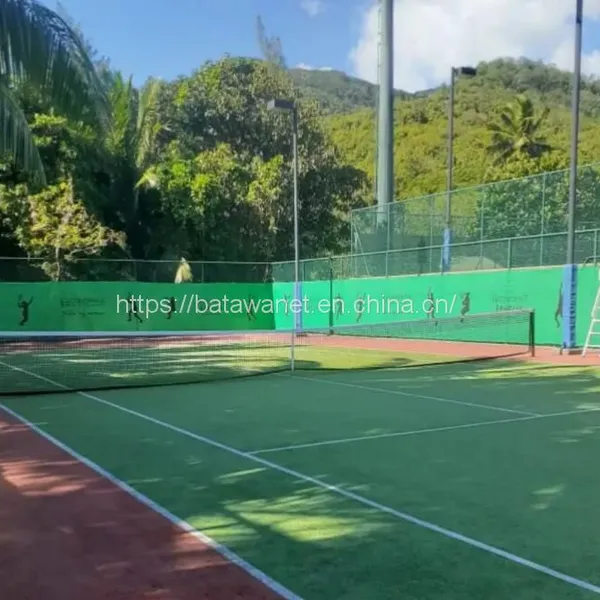 12m x 2m 18m x 2m Tennis Court Windscreen With Logo,Woven HDPE 180gsm Privacy Screen photo-4