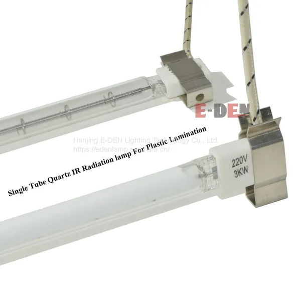 Bottle Blowing Infrared Heater Lamp Industrial Thermoforming Quartz Tubular IR Heater Lamp