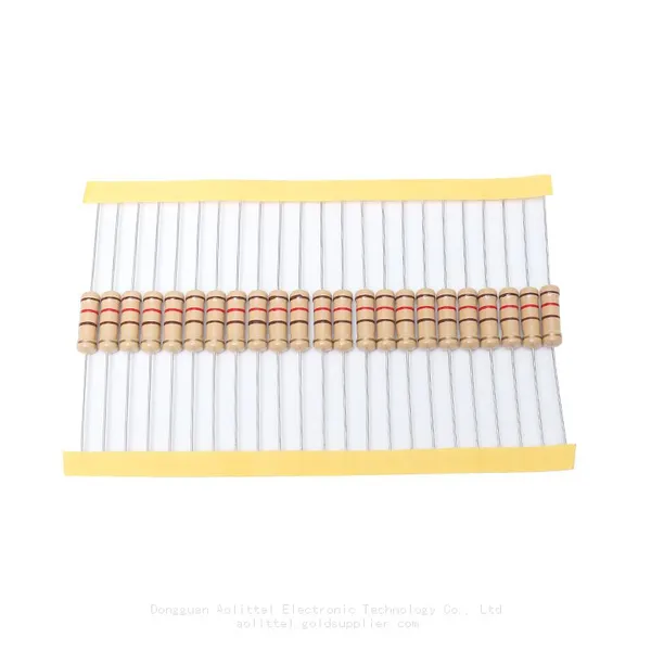 CF Resistor 0.5W 0.25W 1W 2W 3W 5W 0.1R To 10Mohm Resistance Customizable Carbon Film Resistor photo-4