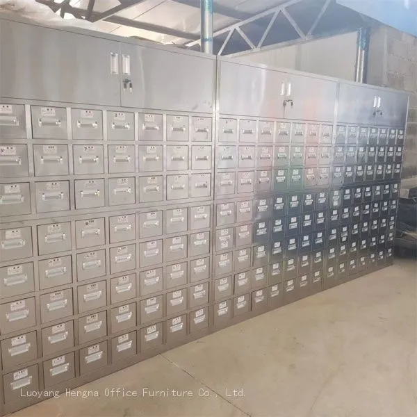Professional Stainless Steel Chinese Medicine Cabinet – 120-Herb Storage System for Singapore Hospitals photo-3