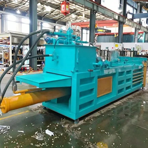 Automatic Waste Paper Carton Cardboard Hydraulic Horizontal Baler Machine