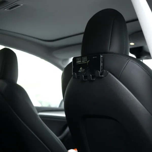 Tesla Model 3/Y Seatback Organizer Hook - Perfect for Grocery Bags & Backpacks photo-2