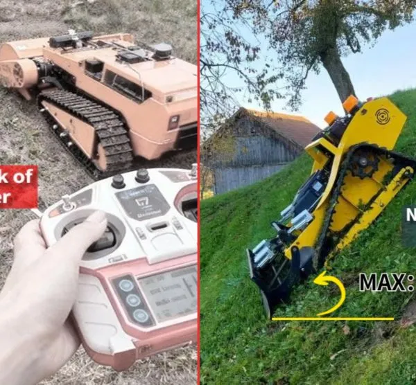 Vigorun VTLM800 Mower With 200m 60° Remote Control Self-Locking Slope Mower for Dangerous Embankment photo-5