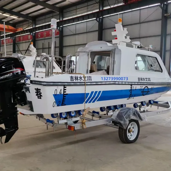 Yate Yat600 Aluminum Alloy Electric Half-cabin High Speed Speed Boat photo-2