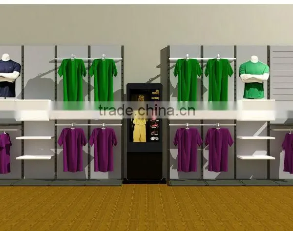 Design and Produce Rack Display,boutique Rack,clothing Display Fixture photo-4