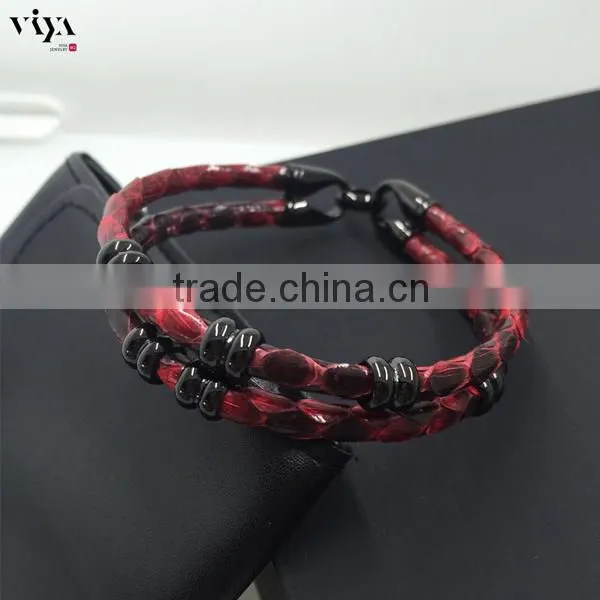 2016 New Luxury Jewelry Stainless Steel Mens Stingray Bracelet Genuine Stingray Bracelet With Higher End Quality Standard photo-2