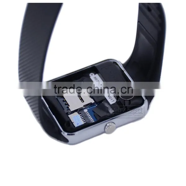Witmood 2016 1.54" 2.5D OGS Screen Gt08 Bluetooth Smartwatch With Front Facing Camera for Ios and Android Phones photo-4