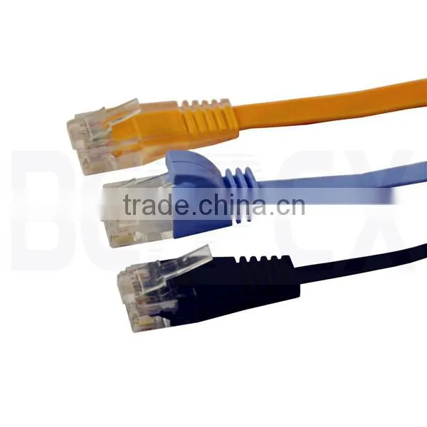 Stranded Jumper Wire Ultra Slim Flat Lan Cable UTP Cat6 Patch Cable photo-2
