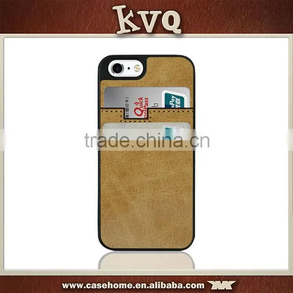 Crazy Horse Pattern PU Back Cover for Iphone 7 With Card Slots photo-3