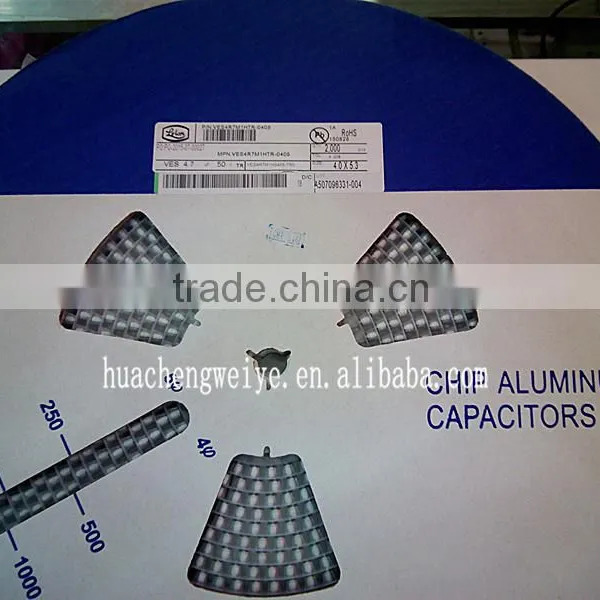 SMD Aluminum Electrolytic Capacitors 4.7UF 50V 4*5 photo-2