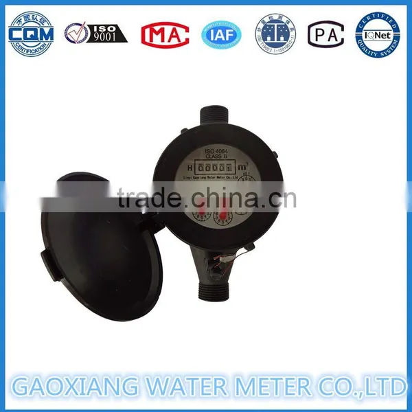 Multi Jet Dry Dial Nylon Plastic Water Meter With PN16 ISO4064 photo-2