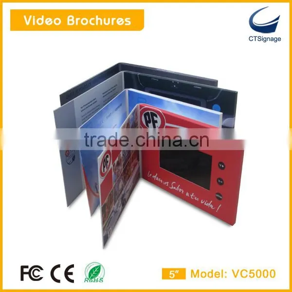 5 Inch Lcd Video Brochre Card New Arrival for Advertise Player for Advertise Player,video Player for Education photo-6
