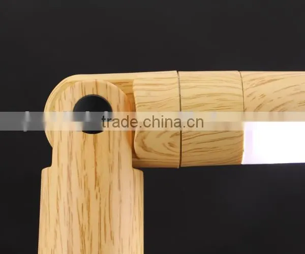 LED Wooden Task Light WJK-111 Modern Design Wooden Curving Series Table Lamp photo-3