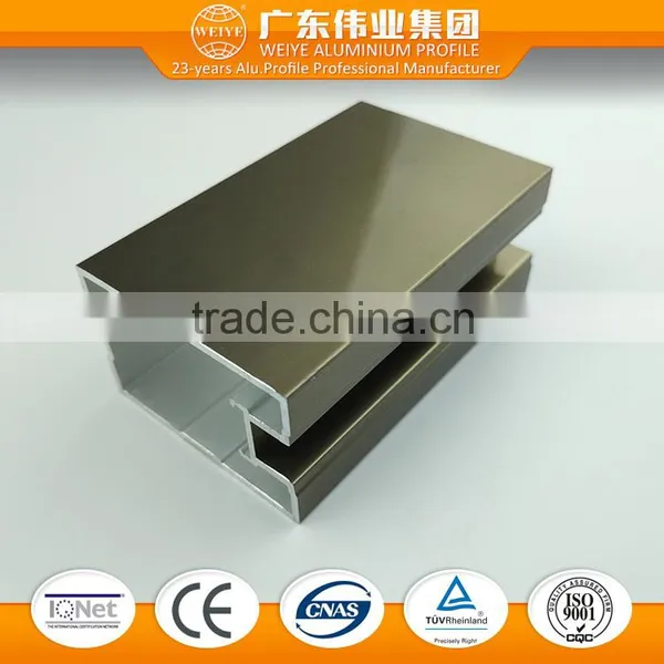 Doors and Windows Furniture Aluminium Alloy Frame Anodizing Extruded Profiles Price Manufacturer photo-3