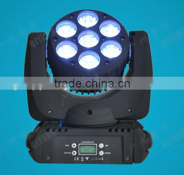 QY-3109 7pcs 10W RGBW 4 IN 1 Led Beam Moving Head photo-5