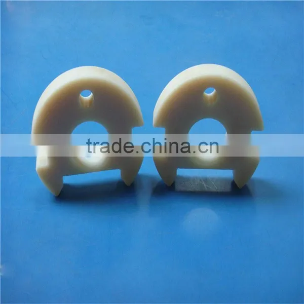 Engineering Plastic Cnc Milling Machining Custom Pa66 Square Hole Bushing photo-6