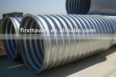 Galvanized Round Road Culvert Pipe